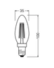 Світлодіодна лампочка Osram 4099854467189 LED E14 1x3.4W 4000K 470Lm IP20 - зображення 4