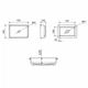 Раковина Qtap Scorpio 620х390х146 White QT1411K491WN, керамическая, врезная, глянцевая, прямоугольная - изображение 2