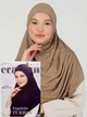 Хіджаб Готовий Цільний Tesettur Turban Ecardin St406 One Size Кава З Молоком - изображение 2