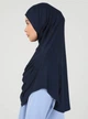 Хіджаб Готовий Цільний Tesettur Turban Ecardin St406 One Size Темно-Синій - изображение 3