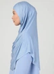Хіджаб Готовий Цільний Tesettur Turban Ecardin St406 One Size Блакитний - изображение 3