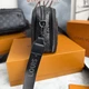 Мужская сумка мессенджер Louis Vuitton Alpha черная (022) - изображение 4