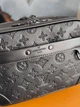 Мужская сумка мессенджер Louis Vuitton Alpha черная (022) - изображение 6