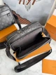 Мужская сумка мессенджер Louis Vuitton Alpha черная (022) - изображение 9