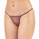 Трусики мини-стринги кружевные женские Felisiya Lingerie Сливовое вино 273-076вт M - изображение 1