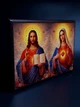 Ікона на алюмінієвій пластині 20×30 см Ікона Пресвятого Серця Ісуса Христа та Непорочного Серця Пресвятої Богородиці - зображення 3