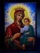Ікона на алюмінієвій пластині 20×30 см Ікона Пресвятої Богородиці Одигітрії (Путівниці) образ Матері Божої - зображення 1