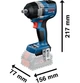 Акумуляторний гайкокрут Bosch GDS 18V-750 C (18В, 1/2", 750 Нм) ударний без АКБ та зарядного пристрою (26781) - зображення 4