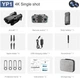 Мини-дрон Wltoys YP1 с камерой 4K HD, системой обхода помех с четырех сторон, фиксированной высотой - изображение 5