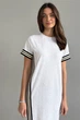 Жіноча літня трикотажна сукня з розрізом Nenka XL Сірий (nenka3419-XL) - изображение 4