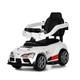 Детская каталка-толокарь с родительской ручкой 2 в 1 Bambi M 6129EL-1 TOYOTA Машинка для детей от 1 до 5 лет со световыми и звуковыми эффектами нагрузки до 20 кг Белый - изображение 8