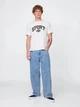 Футболка хлопковая длинная мужская GAP 173192295 L Молочная (1159858157) - изображение 3