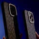 Чехол Kajsa Rhombus Collection with Magnetic Ring iPhone 16 Gray - изображение 6
