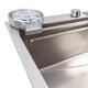 Мойка кухонная Platinum Handmade 7545 Waterfall Декор, з одноважільним змішувачем, цифровим дисплеєм, висувним виливом та - зображення 7