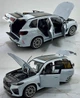 Коллекционная литая металлическая модель автомобиля BMW X5M (F95) Competition LCI 1:18 серая - изображение 2