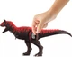 Динозавр Карнотавр Світ Юрського періоду Jurassic world Carnotaurus Reimagined Roarin' Real Feel Collection - зображення 4