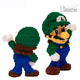 Конструктор 3д для дорослих "Green Mario" 29 см збірний блоковий Magic Blocks для дітей інтер'єрна арт фігурка супер маріо - зображення 4