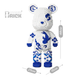 Конструктор 3д для дорослих "Kai Bear" 48 см збірний блочний ведмідь bearbrick Magic Blocks для дітей інтер'єрна арт фігурка - зображення 4