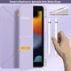 Чехол для планшета BeCover Ultra Slim Origami Transparent для Apple iPad Air 11" M4 2026 с креплением для стилуса Apple Pencil Purple (BC_715186) - изображение 6
