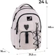 Рюкзак підлітковий Kite Education teens Tenderly 46x31.5x16 см 24 л Рожевий (K26-2597L-1) - зображення 3