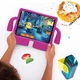 Противоударный детский чехол STR EVA для iPad 7 (10.2" экран) человечек с ручками Rose - изображение 8