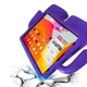 Противоударный детский чехол STR EVA для iPad 10, 2022 (10.9 дюймов), человечек с ручками Purple - изображение 2