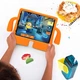 Противоударный детский чехол STR EVA для iPad Air 4 (10.9 дюймов) человечек с ручками Orange - изображение 6