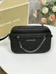 Сумка жіноча Michael Kors Jet Set Large Logo Crossbody Bag чорна в лого (35S1TC98) - зображення 1