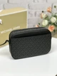 Сумка жіноча Michael Kors Jet Set Large Logo Crossbody Bag чорна в лого (35S1TC98) - зображення 5