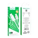 Кабель HOCO Type-C Gratified charging data cable (packaged) X88 |1m, 3A| white - зображення 2