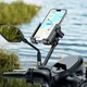 Держатель BASEUS GoTrip Series Bike Phone Mount Rearview Mirror Version (C40572301111-01) Black - изображение 10