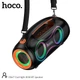 Акустика-караоке HOCO Cool light RGB BT speaker DS67 IPX5 |BT5.4, TWS, USB/AUX/TF, 30Wx2, 8.5h| Black - зображення 5