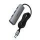 HUB адаптер ACEFAST USB-A 4-in-1 HUB J17 |1m, 5Gbps| Grey - зображення 2