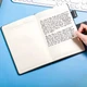 Ежедневник,планер блокнот с ручкой на 100 листов,формат А5,записная книжка,планер в мягкой обложке,цвет чёрный - изображение 5