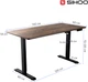Компьютерный стол с электрорегулировкой высоты SIHOO D03 1400 x 600 мм Walnut/Black (D03-104/D03-108) - изображение 13