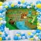 Паперовий плакат "Супер Беар Адвенчер. Super Bear Adventure" 100х150 см - зображення 3
