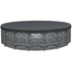 Каркасный бассейн Bestway Grey 561KE 33240 л 610х132 см с песочным фильтром, тентом и лестницей (LN7-BW 561KE) - изображение 3