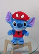 Мягкая игрушка Стич в костюме Человека паука 35 см плюшевый Stitch синий (9166) - изображение 1