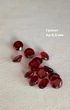 Натуральный красный гранат 6.0 мм 1 ct огранка круг калиброванный - изображение 5