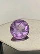 Натуральный аметист 13.0 мм 6.3 ct высота огранка круг Мадагаскар - изображение 1