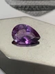 Натуральный аметист 4.6 ct 10.0 x 14.8 мм огранка груша фиолетовый - изображение 3