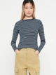 Лонгслив длинный женский GAP 619753379 S Синий/Зеленый (1159858663) - изображение 3