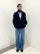 Пальто осеннее короткое женское Uniqlo 599644222 2XL Синее (1159858652) - изображение 5