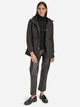 Куртка демисезонная удлиненная с капюшоном женская Calvin Klein 987970953 L Черная (1159858681) - изображение 5