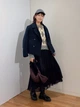 Пальто осеннее короткое женское Uniqlo 599644222 2XL Синее (1159858652) - изображение 18