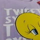 Футболка девочке Disney Looney Tunes оверсайз, укороченная, размер 122-128 - изображение 6