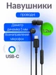 Провідні навушники для телефону In-ear Sony IER-EX15C USB-C закриті внутрішньоканальні навушники Соні із під'єднанням через ЮСБ-С із вбудованим всенаправленим мікрофоном Чорний - зображення 1