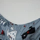 Простирадло на резинці Moon&Star Feline Fun Бязь Gold Люкс 120х190х20 см (MS-850002067) - изображение 2