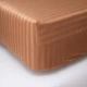 Простирадло на резинці Moon&Star Latte Brown Satin Stripe 190х200х25 см (MS-850004737) - изображение 1