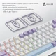 Клавіатура Ajazz AK820 Max Magnetic Switch White (AK820MAX-WM-PWB) ( білий, фіолетовий ) 18434 - изображение 14